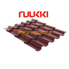 Металлочерепица RUUKKI, Adamante 0,50 PURAL MAT