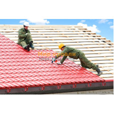 Монтаж металлочерепицы