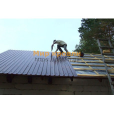 Монтаж профнастила