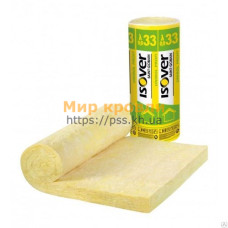 Утеплитель стекловата ISOVER ПРОФИ (для скатной кровли), 100 мм